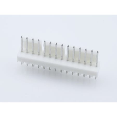 Molex Board Connector, 14 Contact(S), 1 Row(S), Male, Straight, 0.1 Inch Pitch, Solder Terminal, Friction 22232141